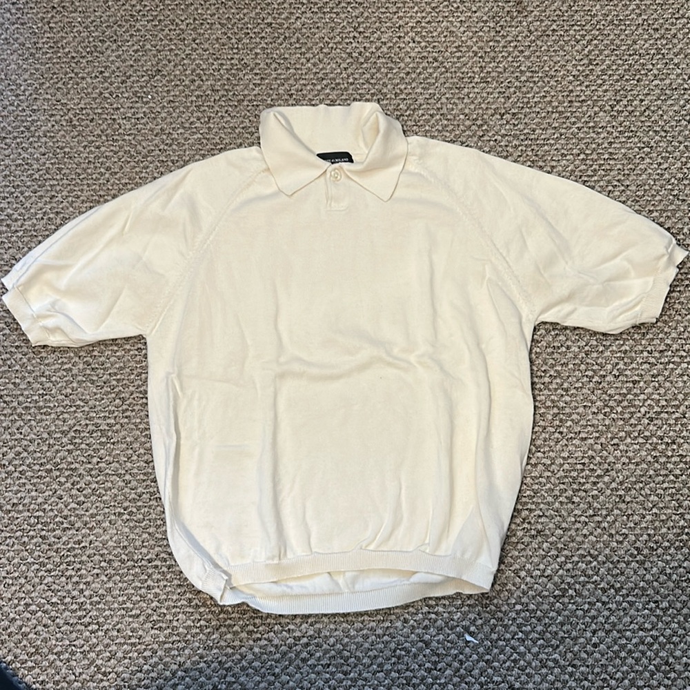 CONTE di MILANO size medium 100% cotton dressy t-shirt. From Italy